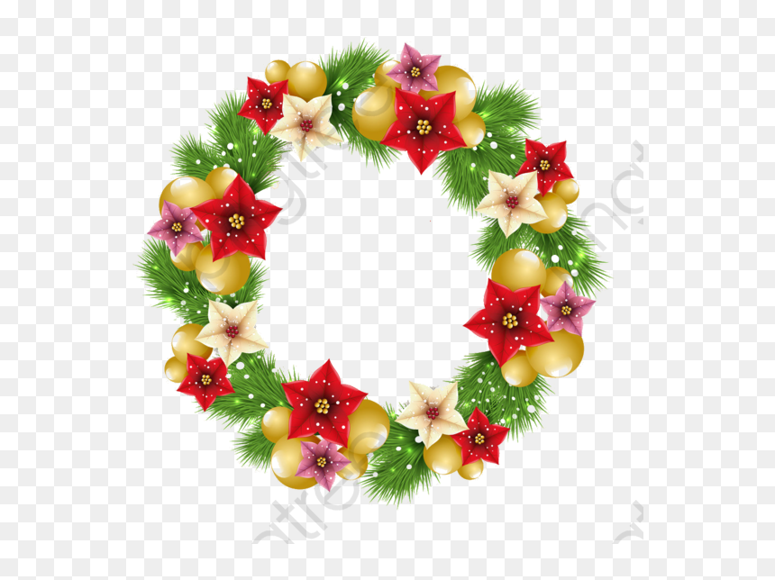 Christmas Ring, HD Png Download - wreath png