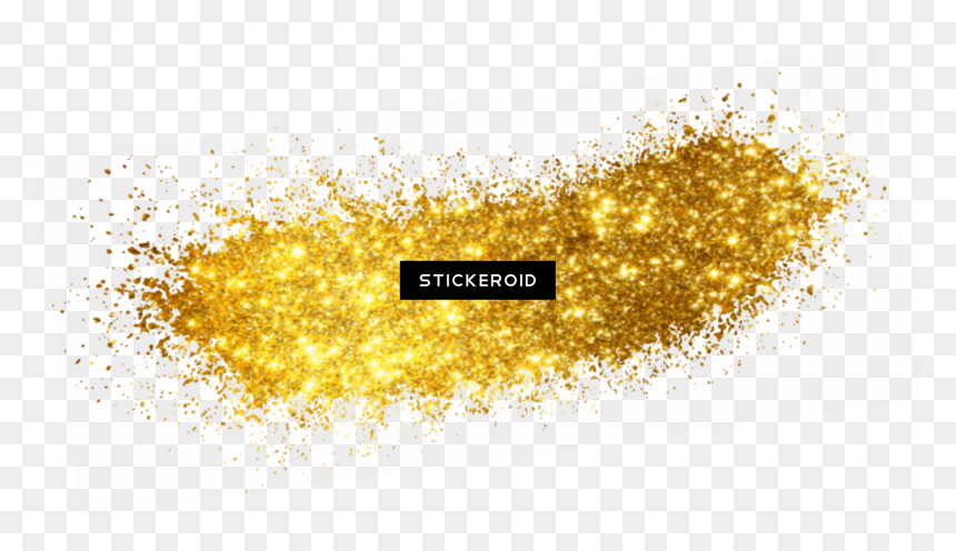 Glitter, HD Png Download - gold glitter png