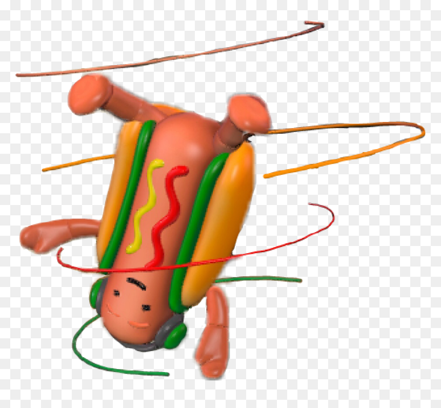 Snapchat Hotdog Filter Png, Transparent Png - hot dog png