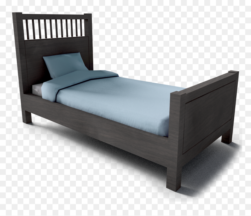 Single Bed Revit Family, HD Png Download - bed png