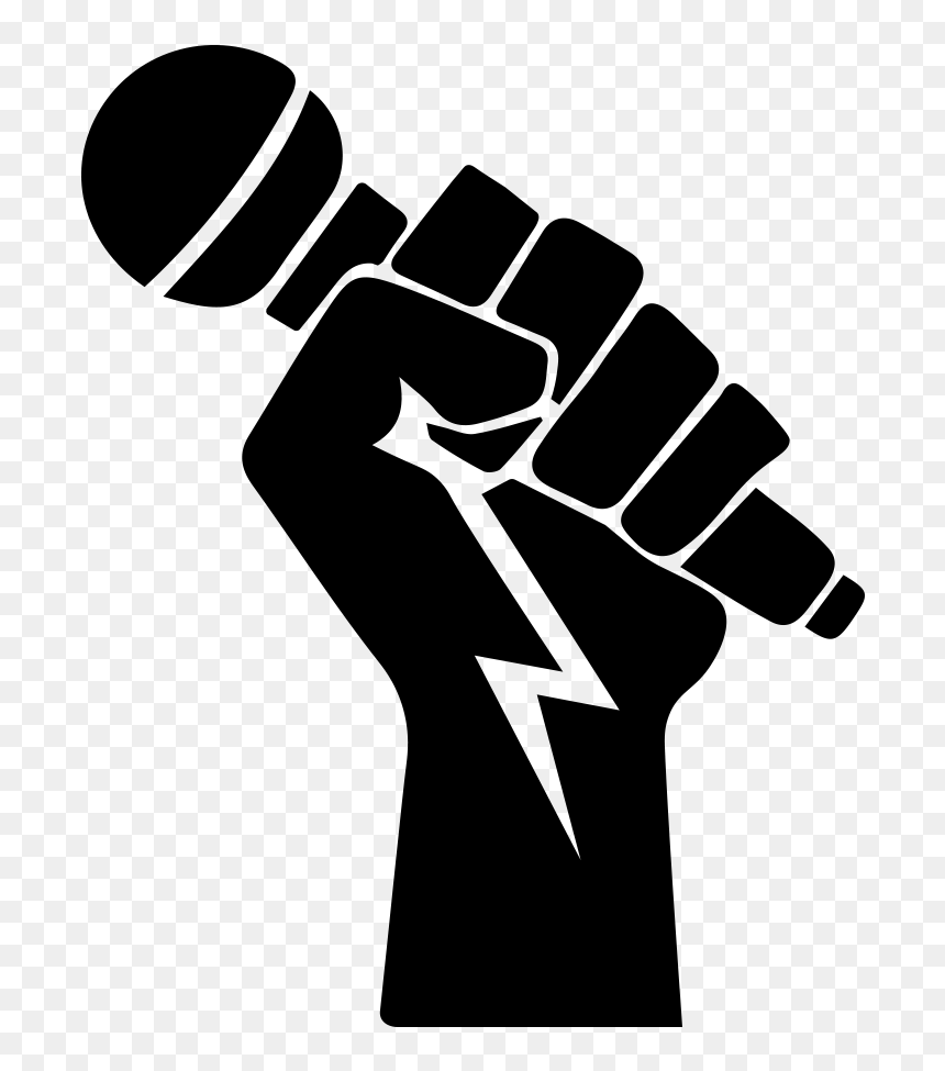 Fist Microphone, HD Png Download - mic png