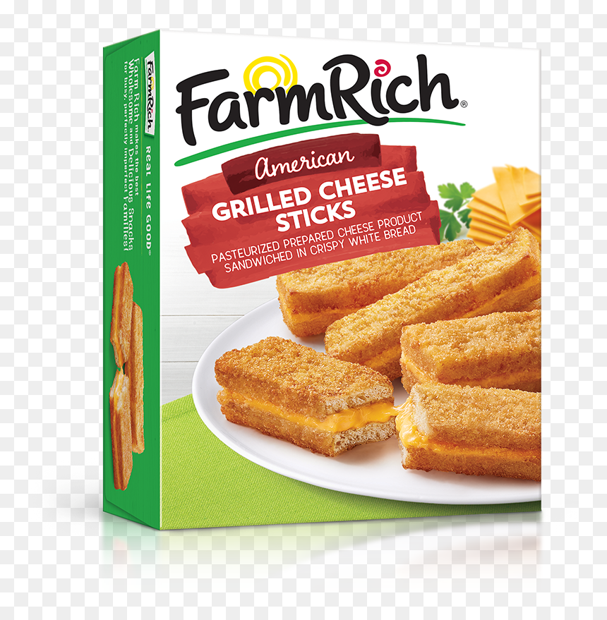 Farm Rich Grilled Cheese Sticks, HD Png Download - cheese png