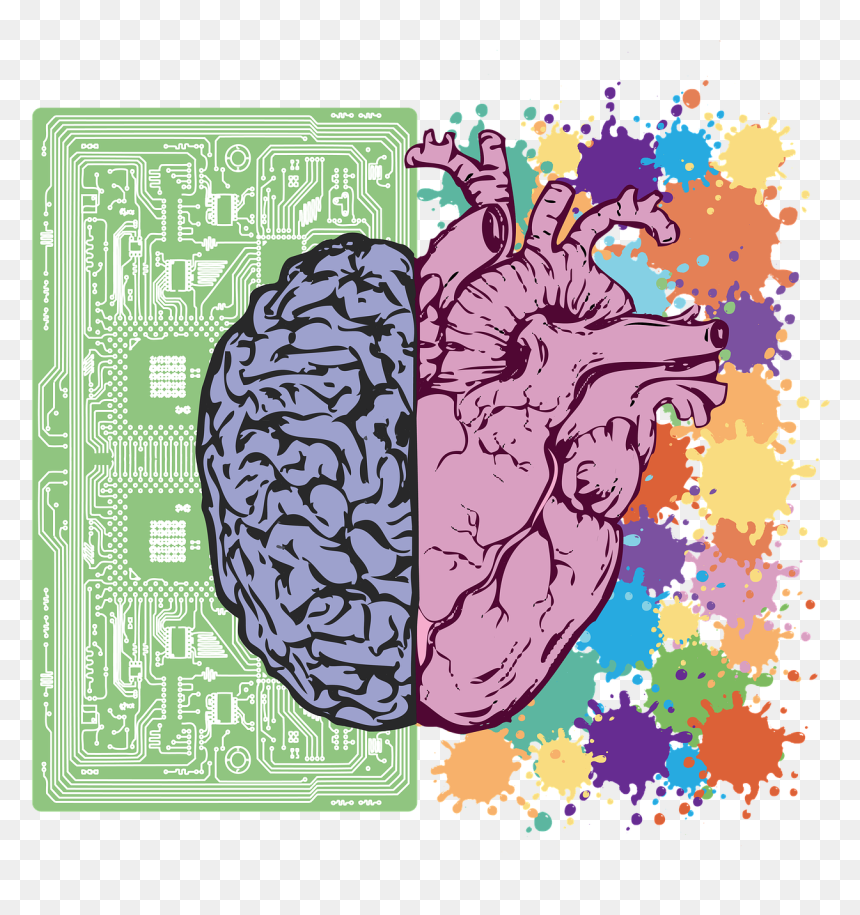 Brain Heart Balance, HD Png Download - emotion png