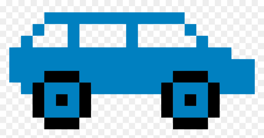 Car Pixel Art Small, HD Png Download - pixelated heart png