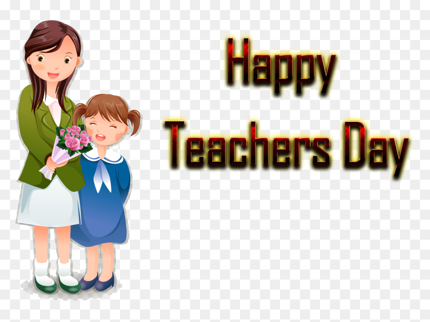 5 September 2018 Teacher Day, HD Png Download - teacher cartoon png