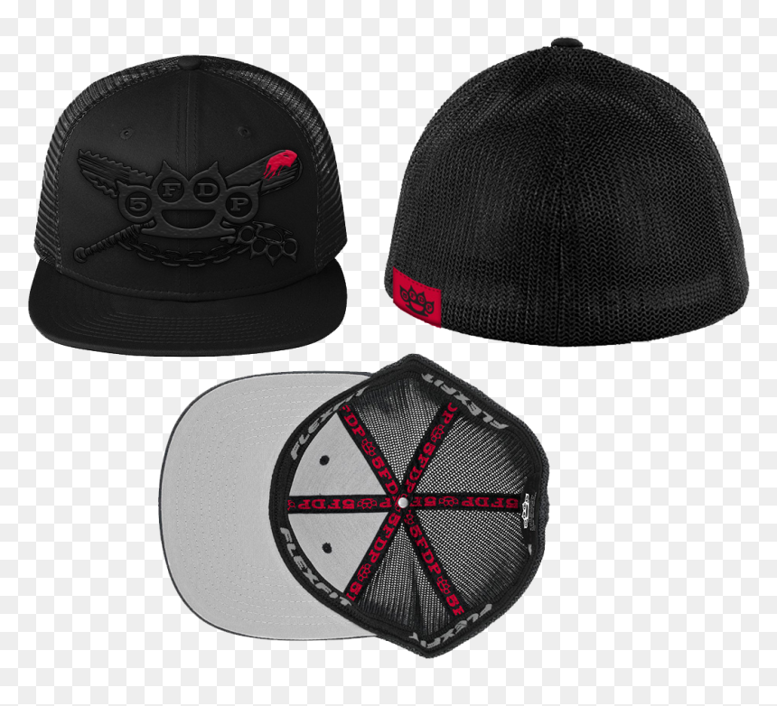 Five Finger Death Punch Flexfit, HD Png Download - obey hat.png