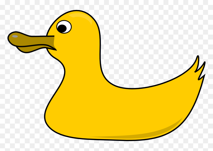 Yellow Duck Clip Art, HD Png Download - cartoon duck png