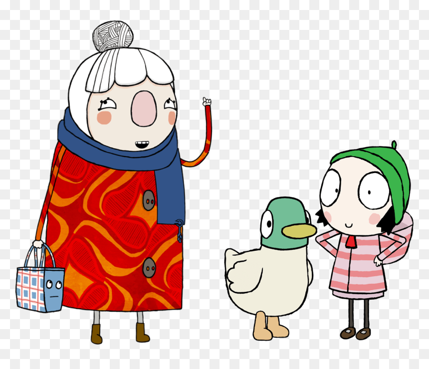 Flamingo Sarah And Duck, HD Png Download - cartoon duck png
