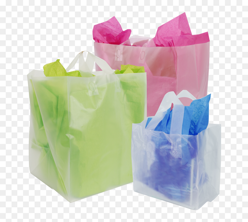 Plastic Paper Bag Png, Transparent Png - gift bag png