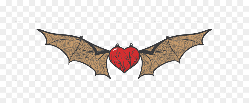 Illustration, HD Png Download - heart with wings png