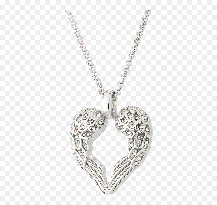 Locket, HD Png Download - heart with wings png
