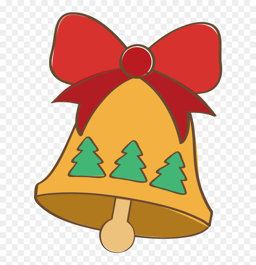 圣诞 铃铛 卡通, HD Png Download - silver bells png
