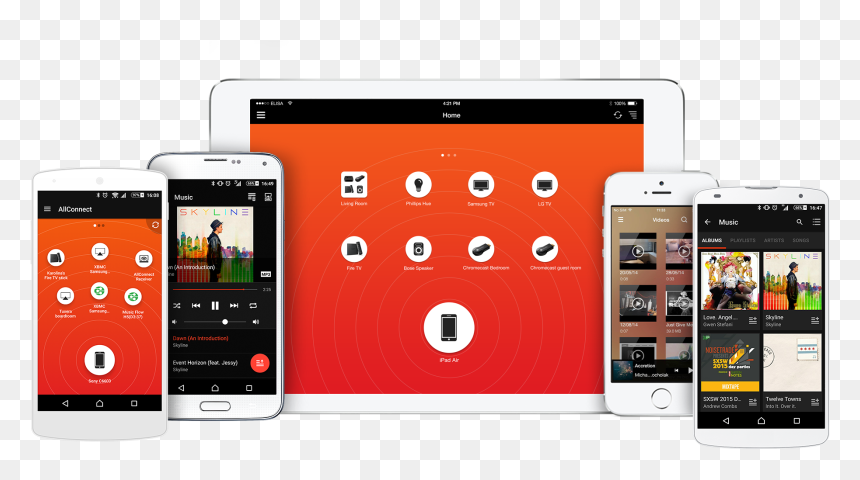 All Connect App, HD Png Download - android tablet png