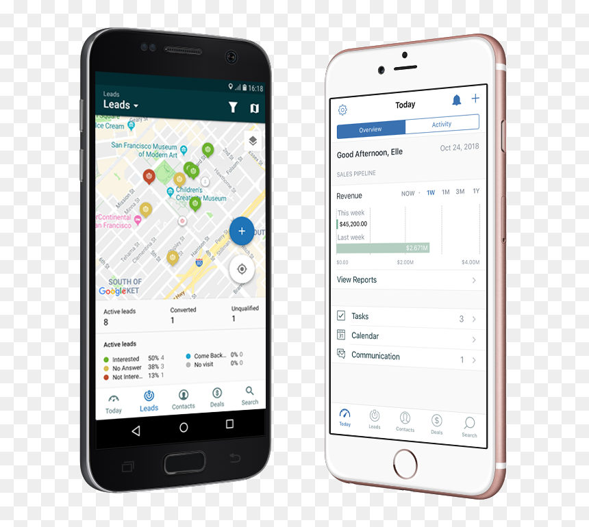 Mobile Sales Crm, HD Png Download - android tablet png