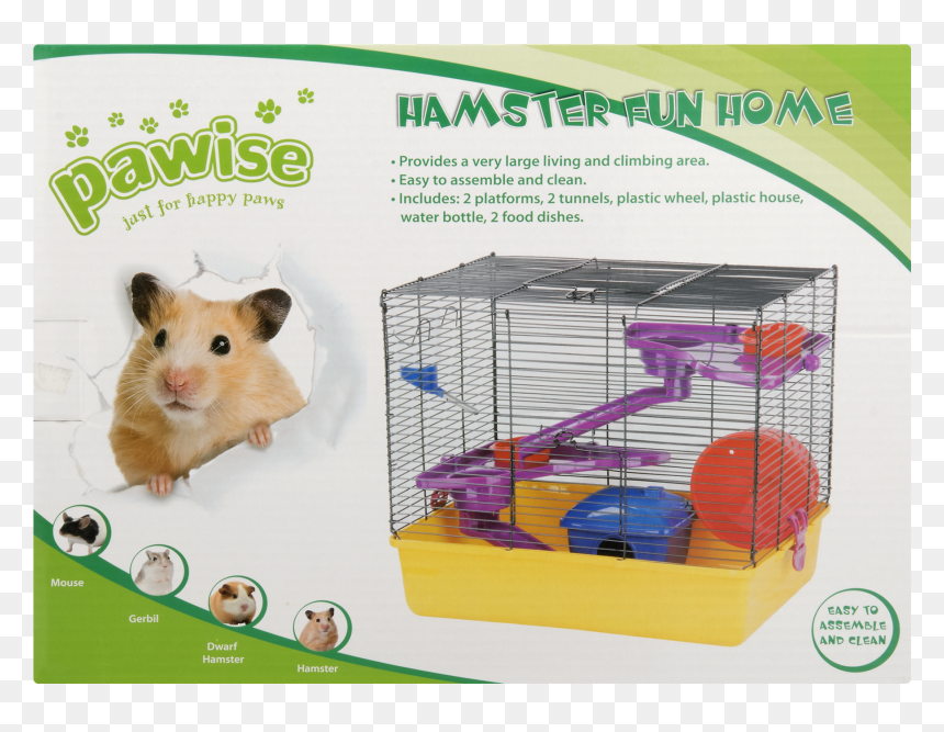 Hamster Fun Home Cage, HD Png Download - hamster wheel png