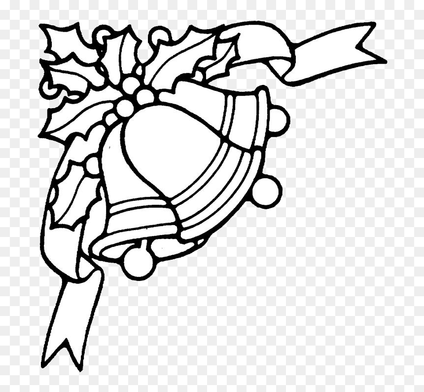 Drawing Of Christmas Bells, HD Png Download - silver bells png