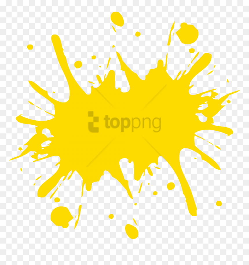 Splatter Stencils, HD Png Download - white paint splash png