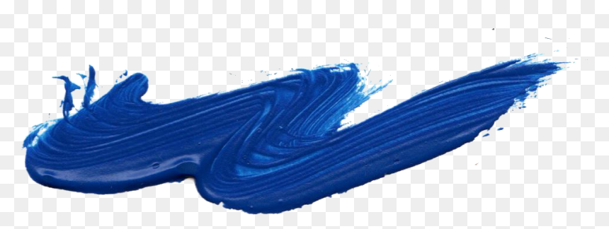 Paint Blue Brush Stroke, HD Png Download - blue brush stroke png