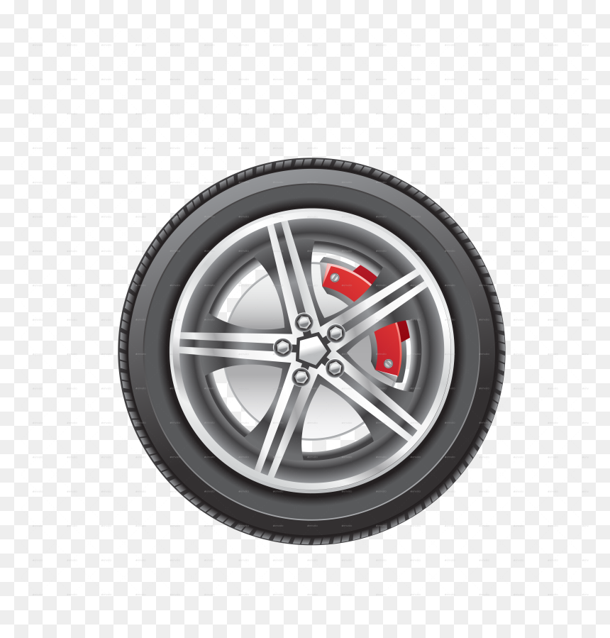 Flat Tire Clipart Black And White, HD Png Download - winter background png