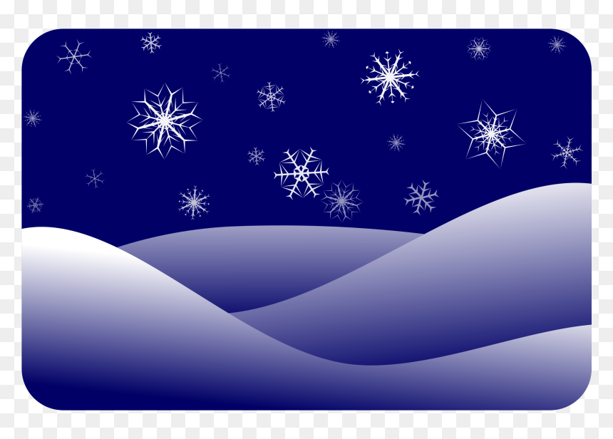 Winter Snow Scenes Clipart, HD Png Download - winter background png