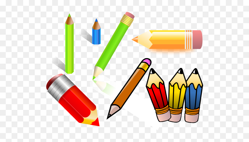 Crayon De Colorant Png, Transparent Png - pencil vector png