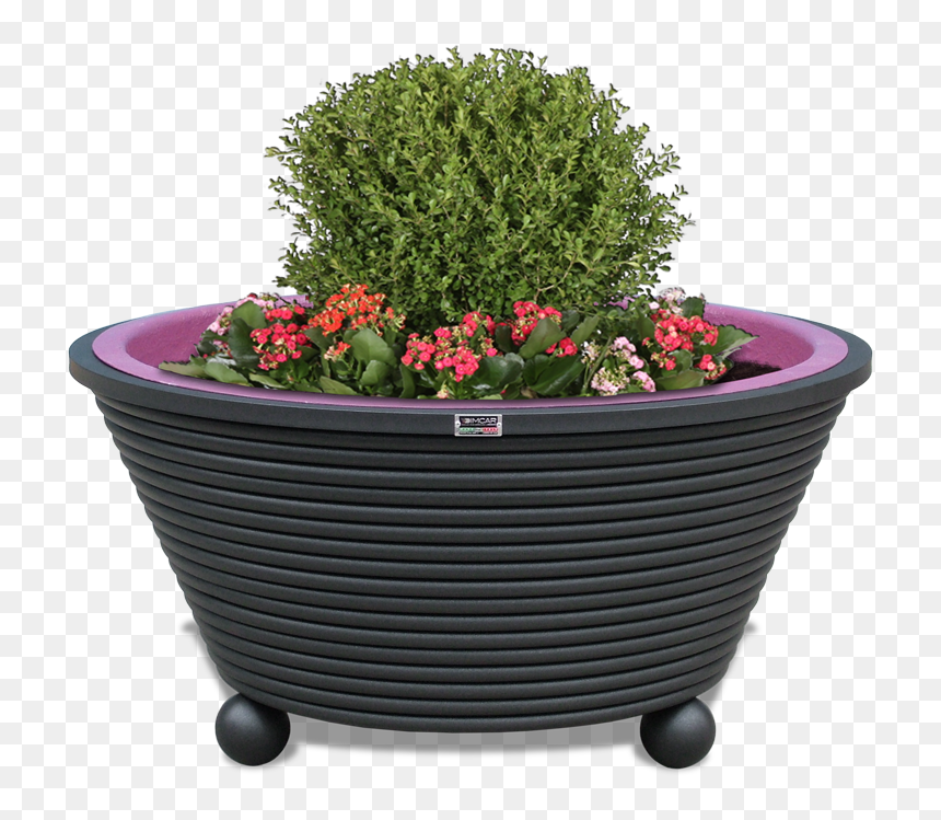 Table With Flower Pot Png, Transparent Png - flower box png