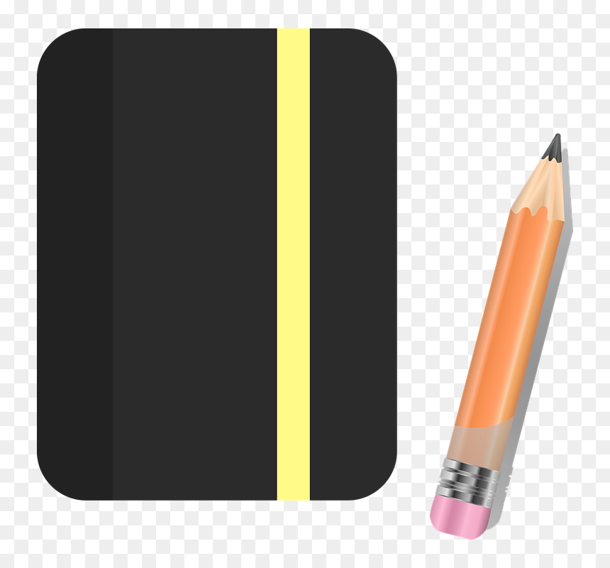 Cuaderno Y Lapiz Png, Transparent Png - pencil vector png