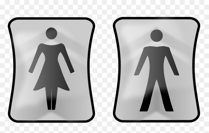 Toilet, HD Png Download - male female png