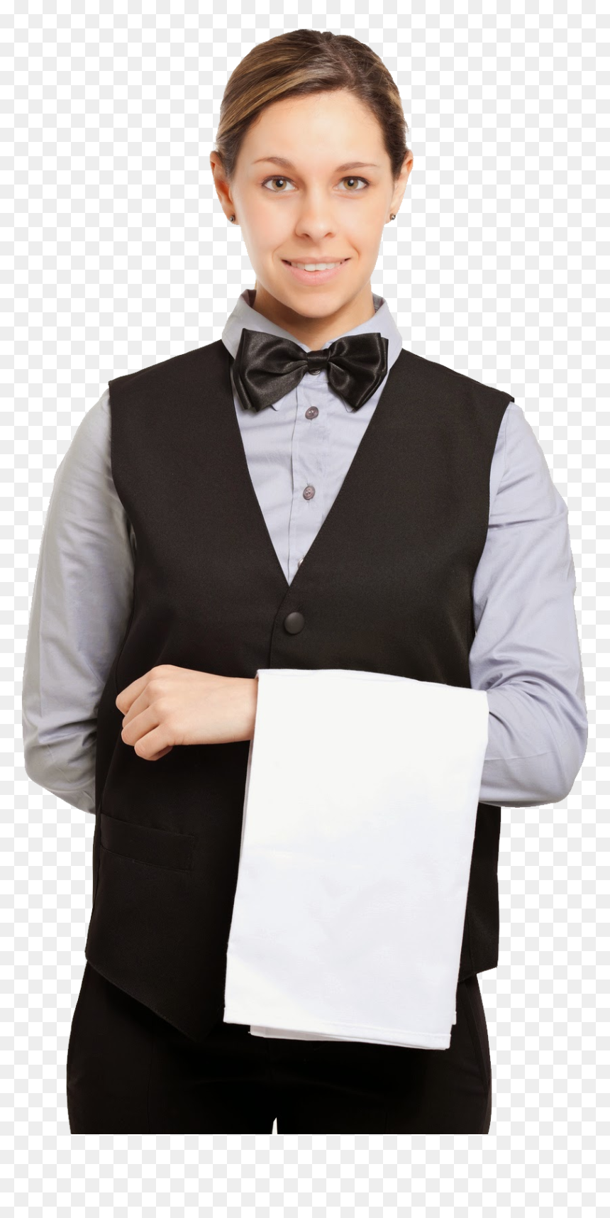 Female Waiter Png, Transparent Png - male female png