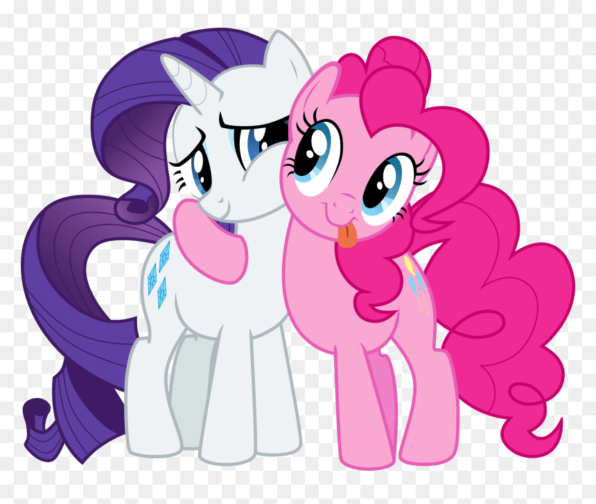 My Little Pony Pinkie Pie Rarity, HD Png Download - my little pony group png