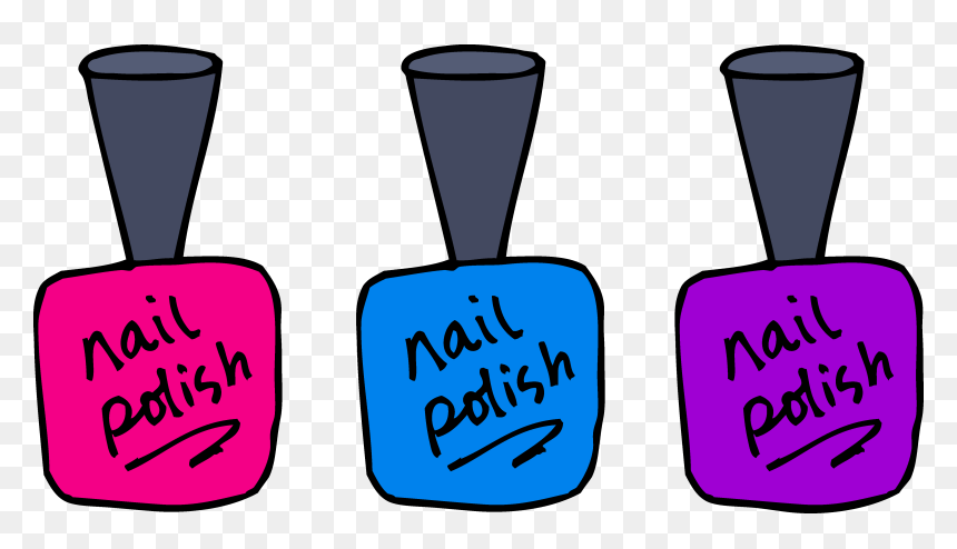 Nail Polish Clip Art, HD Png Download - nail polish bottle png