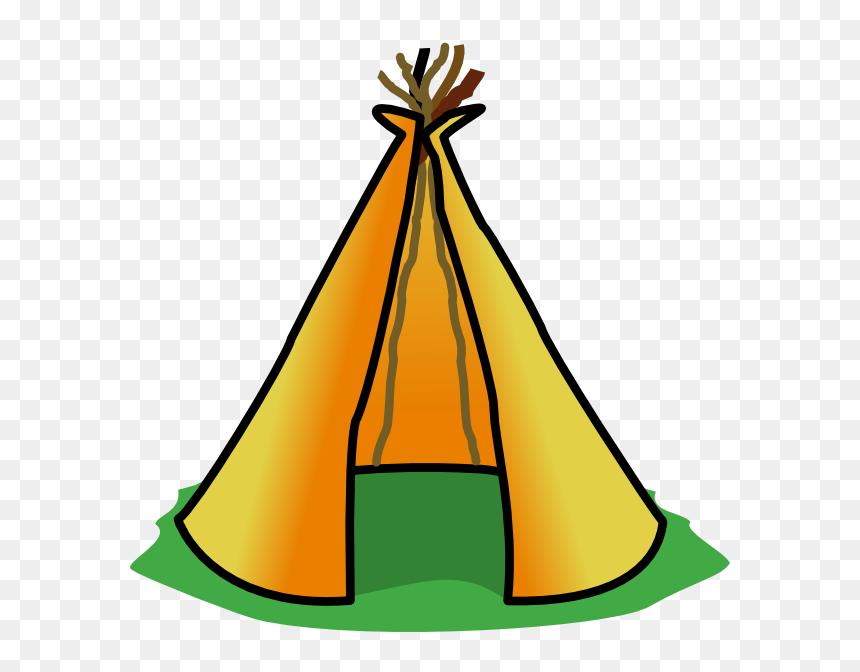 Old Tent Clipart, HD Png Download - campfire clipart png