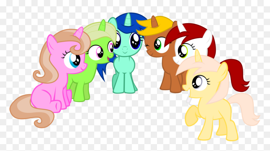 Cartoon, HD Png Download - my little pony group png