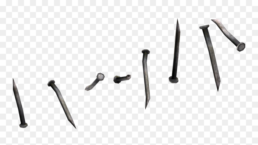 Nail Png Transparent, Png Download - black baseball bat png