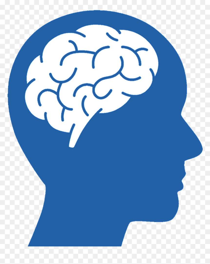 Silueta Del Cerebro, HD Png Download - brain gears png
