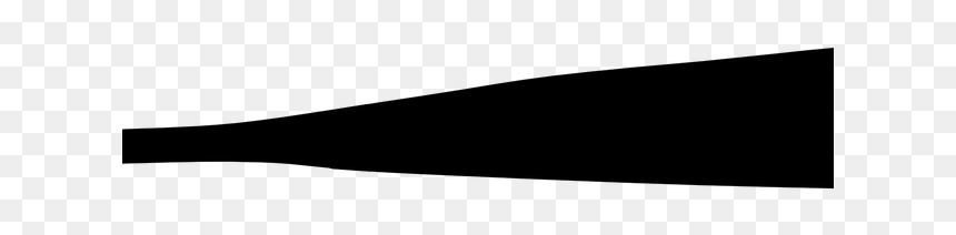 Monochrome, HD Png Download - black baseball bat png
