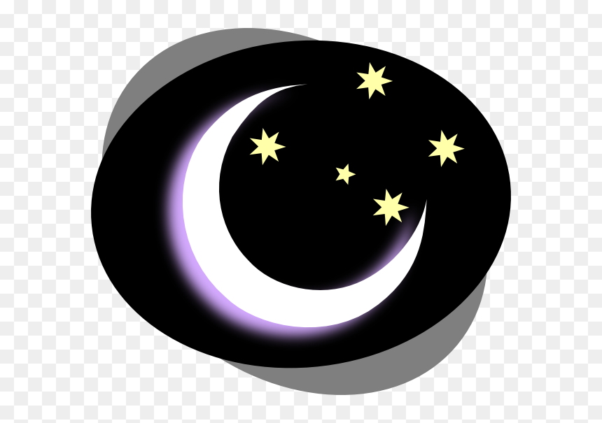 Moon Night Clip Art, HD Png Download - sky clipart png