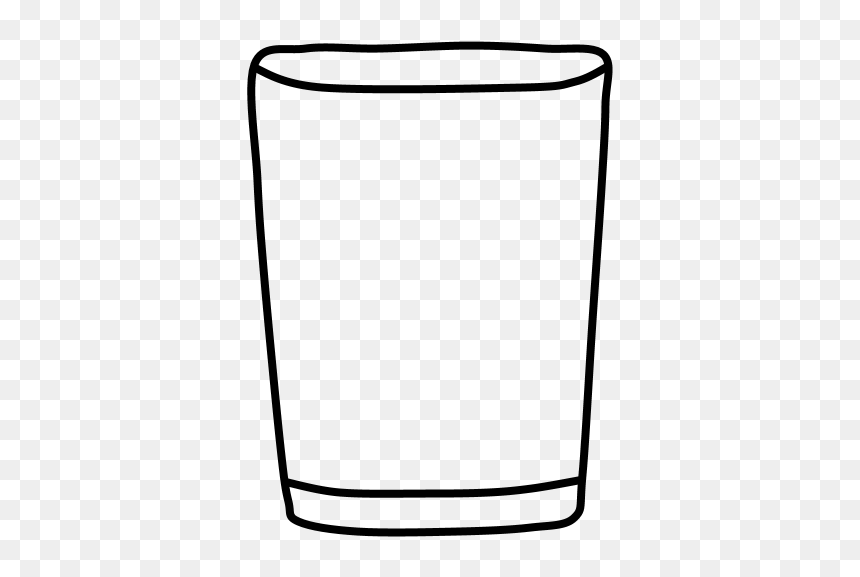 Line Art, HD Png Download - drinking glass png