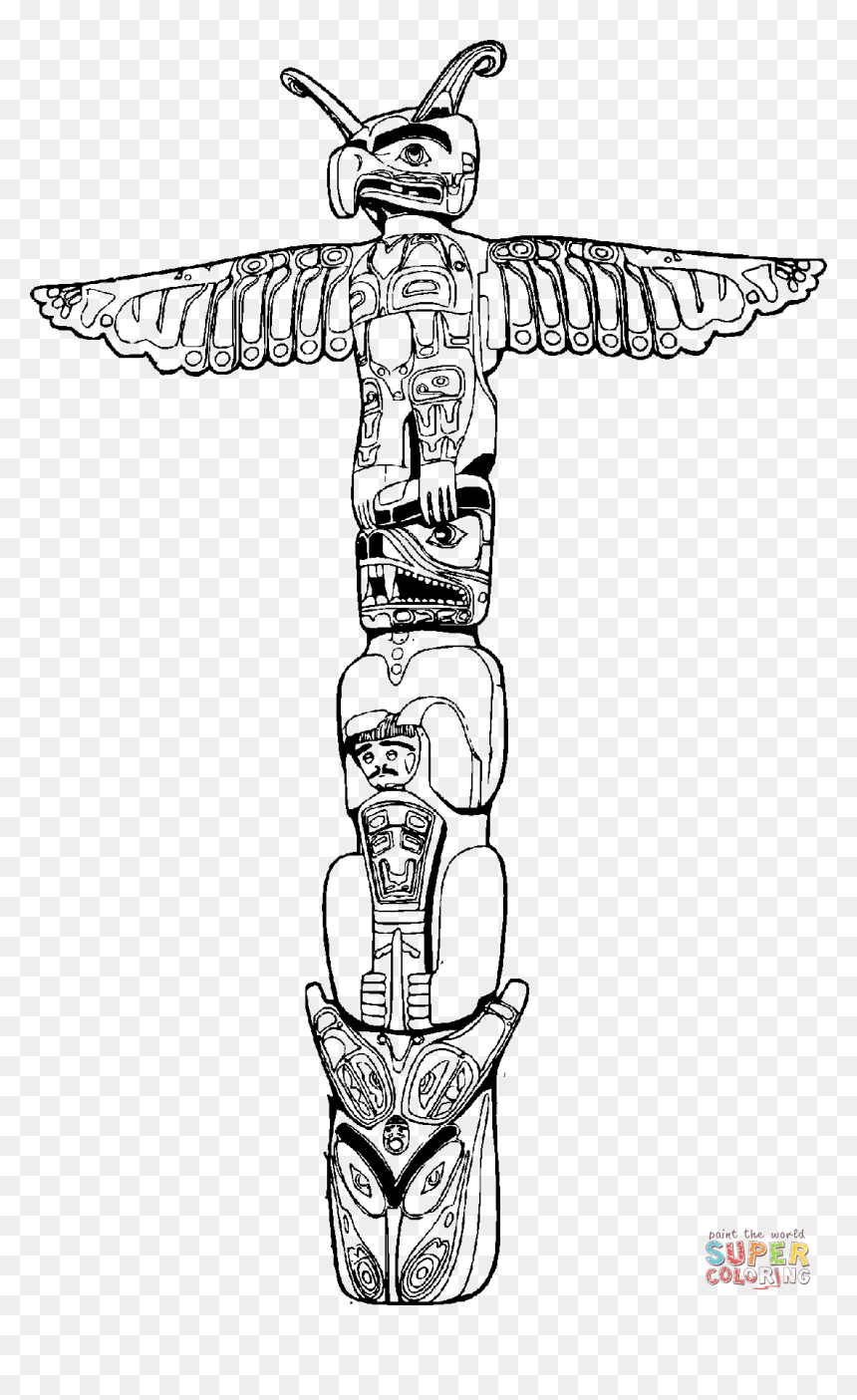 Totem Pole Png, Transparent Png - totem pole png