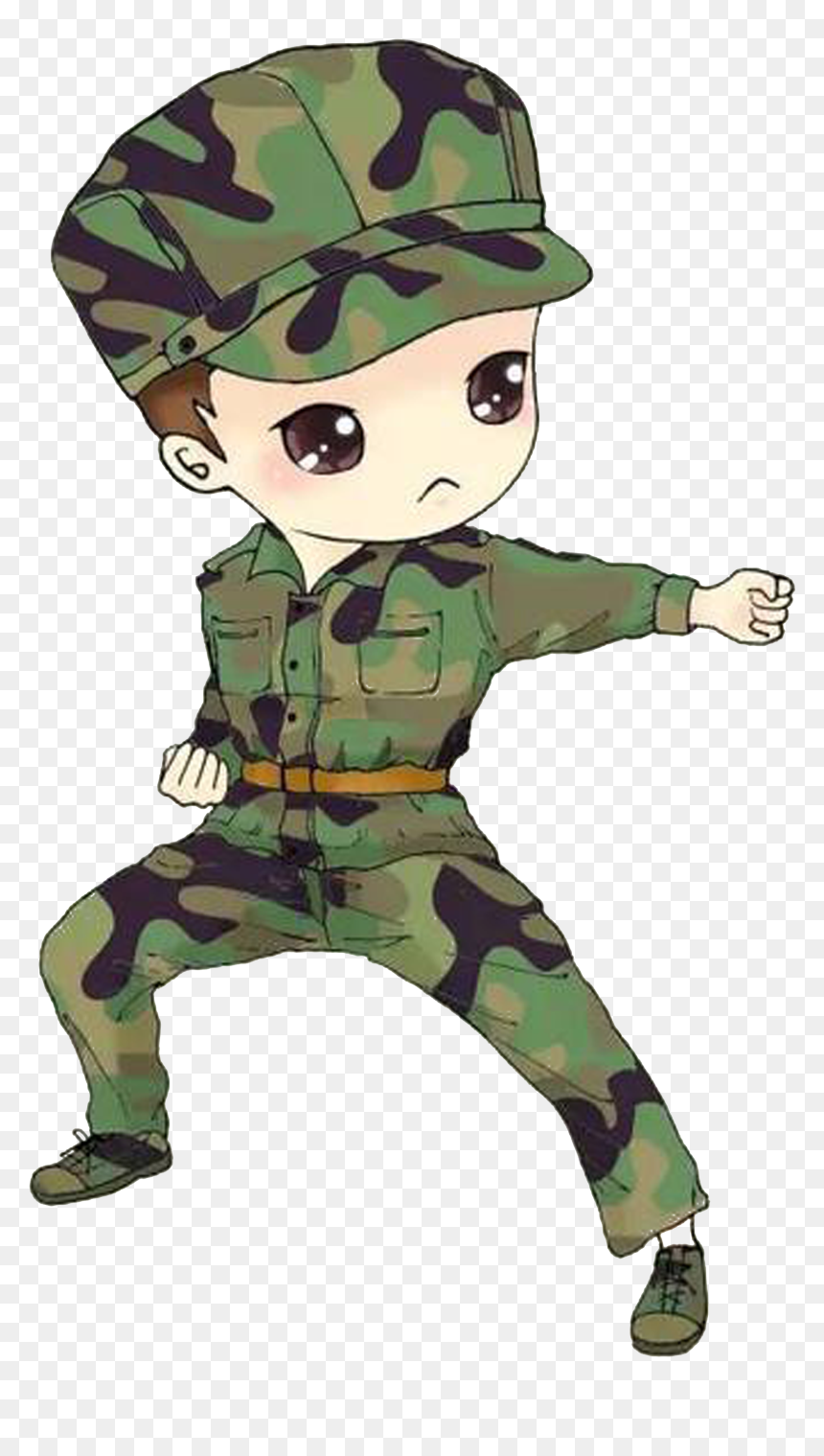 軍人 卡通, HD Png Download - solider png