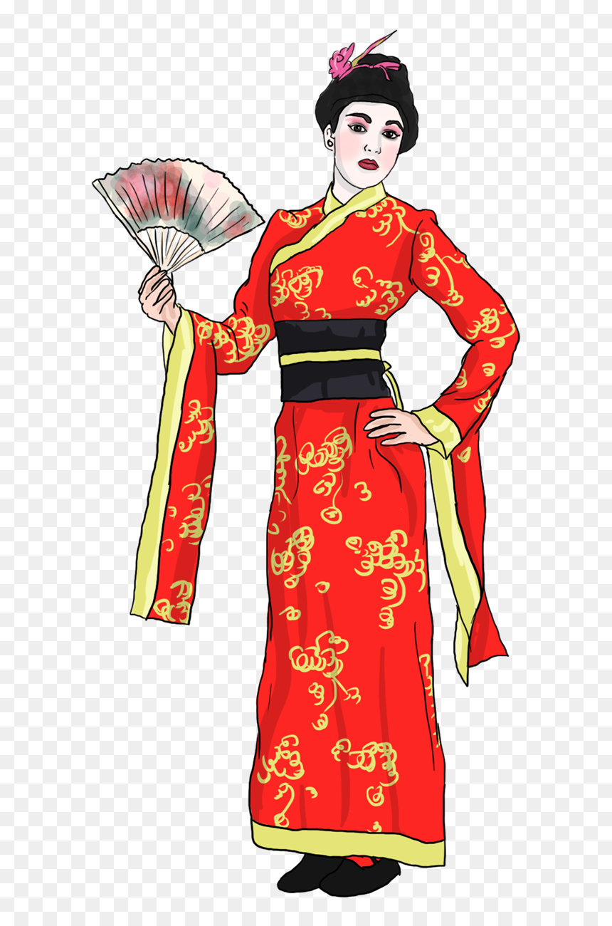 Geisha Costume, HD Png Download - geisha png