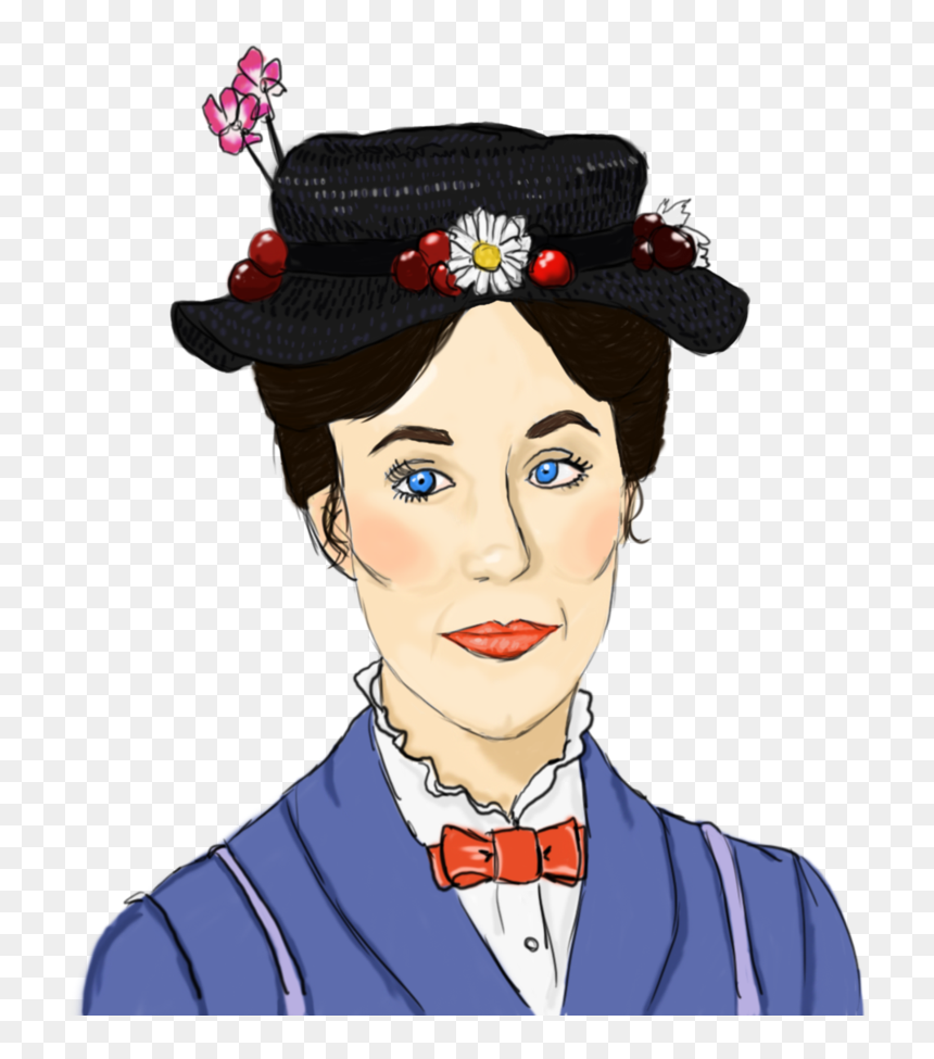 Julie Andrews Mary Poppins Hat, HD Png Download - geisha png