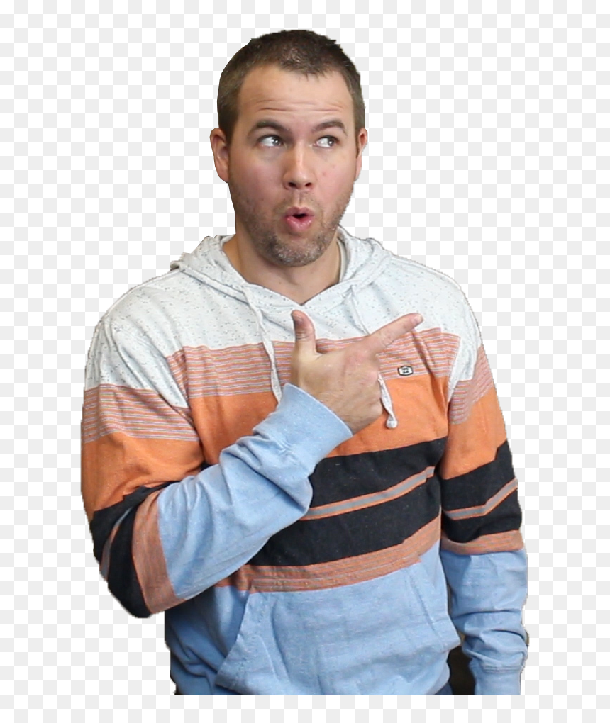 Man, HD Png Download - man pointing png