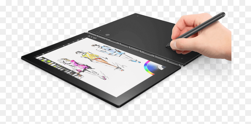 Lenovo Yb1 X91f Yoga Book, HD Png Download - ipad .png