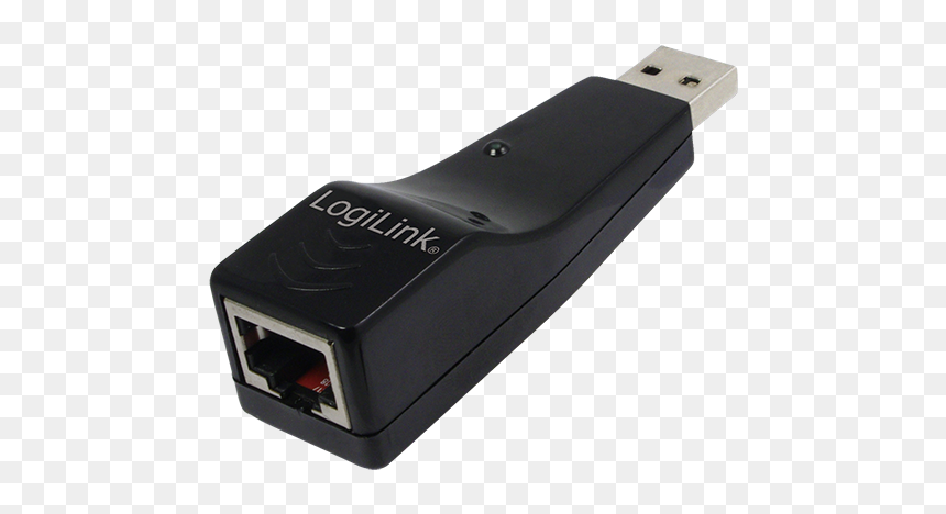 Logilink Fast Ethernet Usb 2.0 Adapter 100mbit/s Networking, HD Png Download - ethernet png