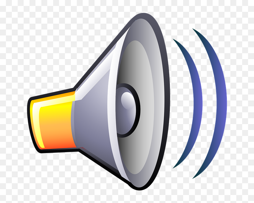 Volume Clipart, HD Png Download - megaphone clipart png