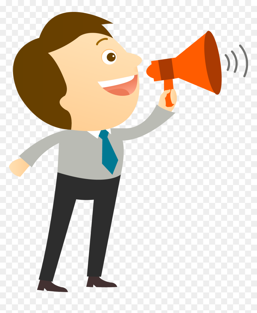 Communication Clipart, HD Png Download - megaphone clipart png