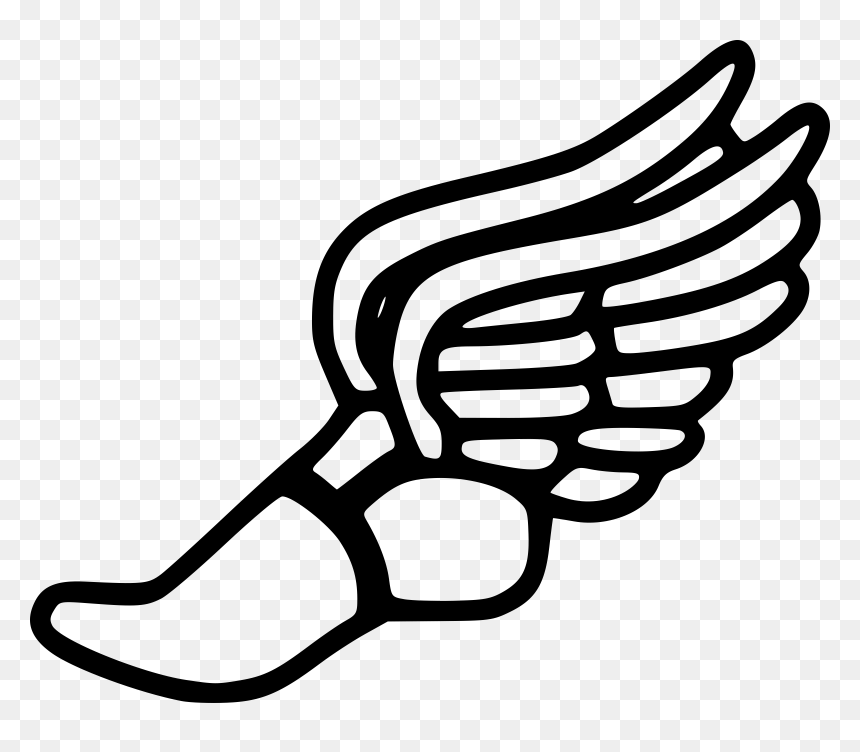 Track Shoe Clipart, HD Png Download - running shoe png