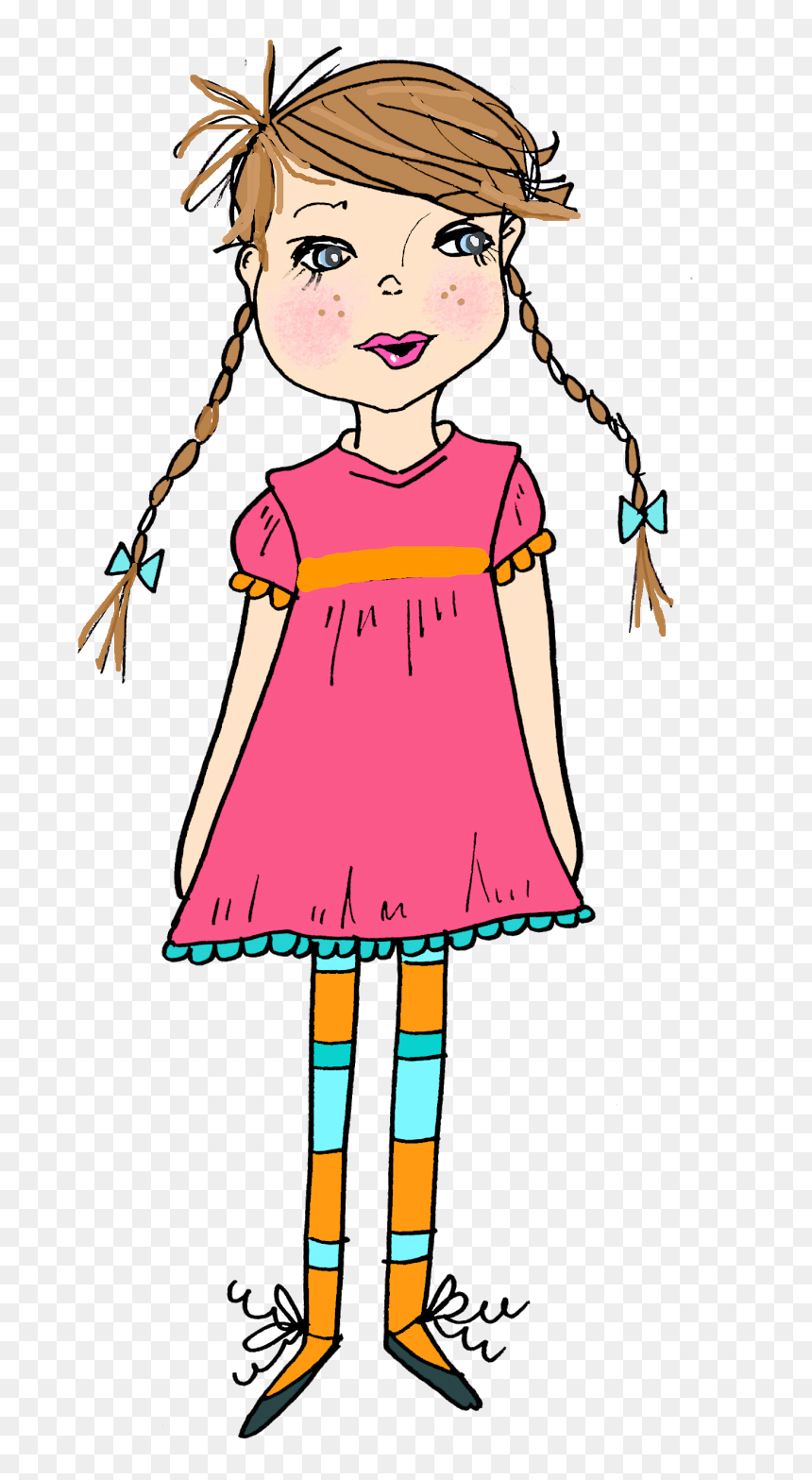 Transparent Little Girl Clipart, HD Png Download - thinking clipart png