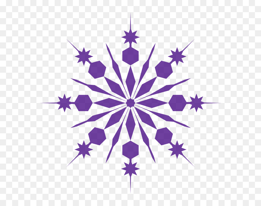 Red Snowflake Vector Free, HD Png Download - red snowflake png